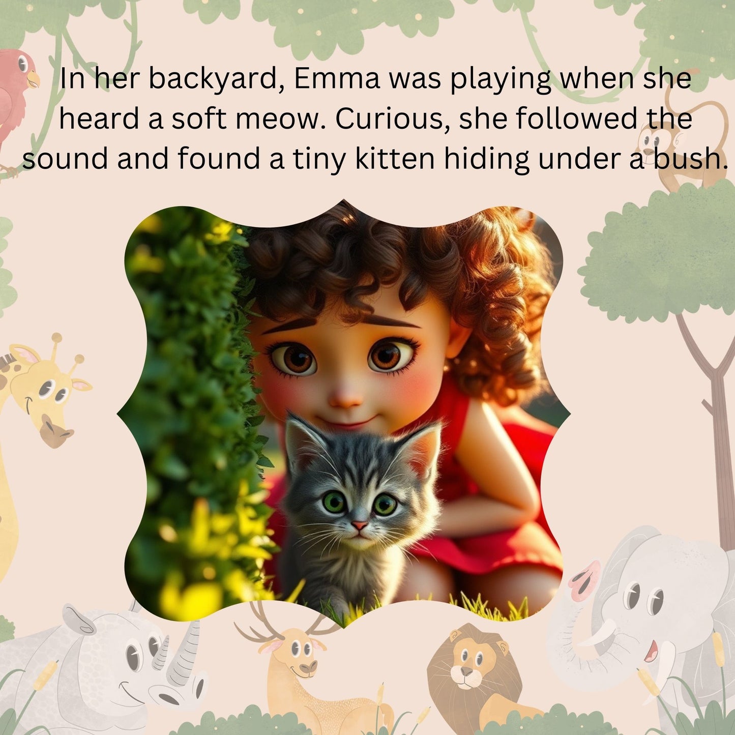 Emma and the Lost Kitten: Printable Storybook for Kids | Teach Kindness & Empathy (Ages 3-7)