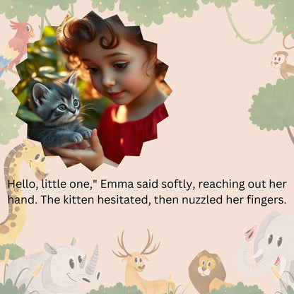 Emma and the Lost Kitten: Printable Storybook for Kids | Teach Kindness & Empathy (Ages 3-7)