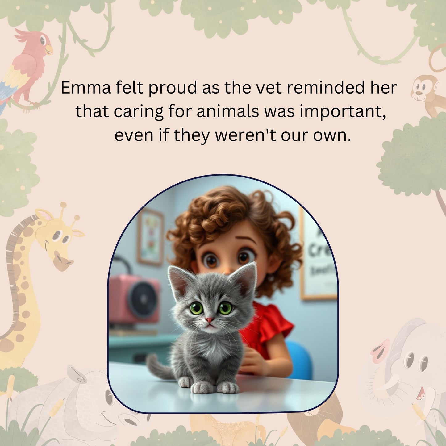 Emma and the Lost Kitten: Printable Storybook for Kids | Teach Kindness & Empathy (Ages 3-7)